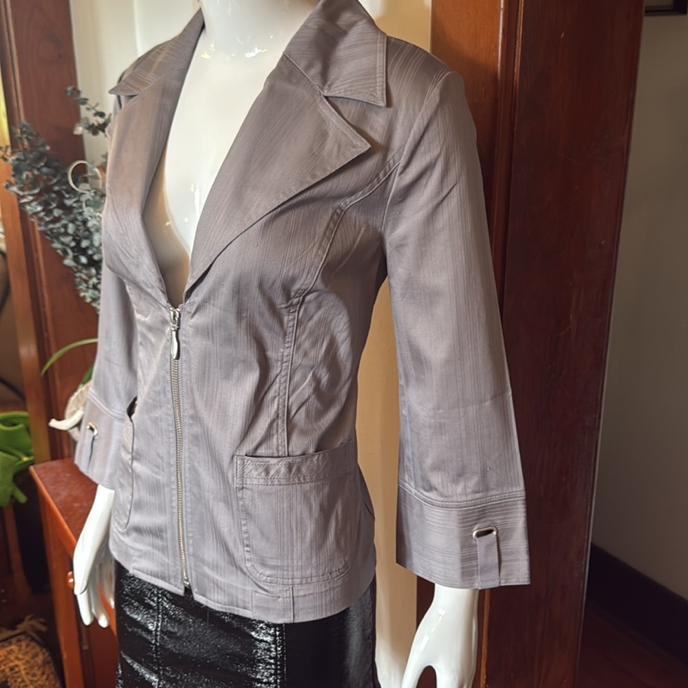 NWT northern reflections size small 90%cotton Elegant Gray Women's Jacket